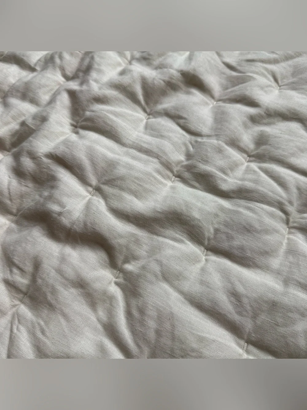 Quince European Linen Dream Standard Sham 20”x26” Beige Sand Coastal Minimalist